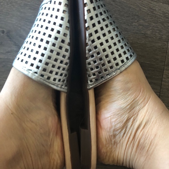 Lintervalle.  Leather metallic loafers - Picture 5 of 11